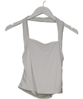 White Fox When I'm With You Halter Top White UK M