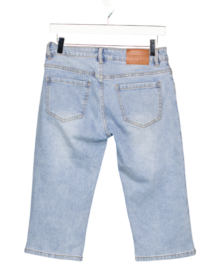 White Fox Blue Annie Low Rise Capri Jeans Vintage UK M