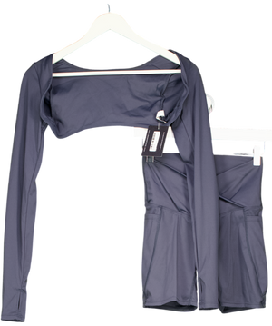 SEFI 2-piece Grey Crop Top (uk M)  And Shorts (uk S) Set UK S/M