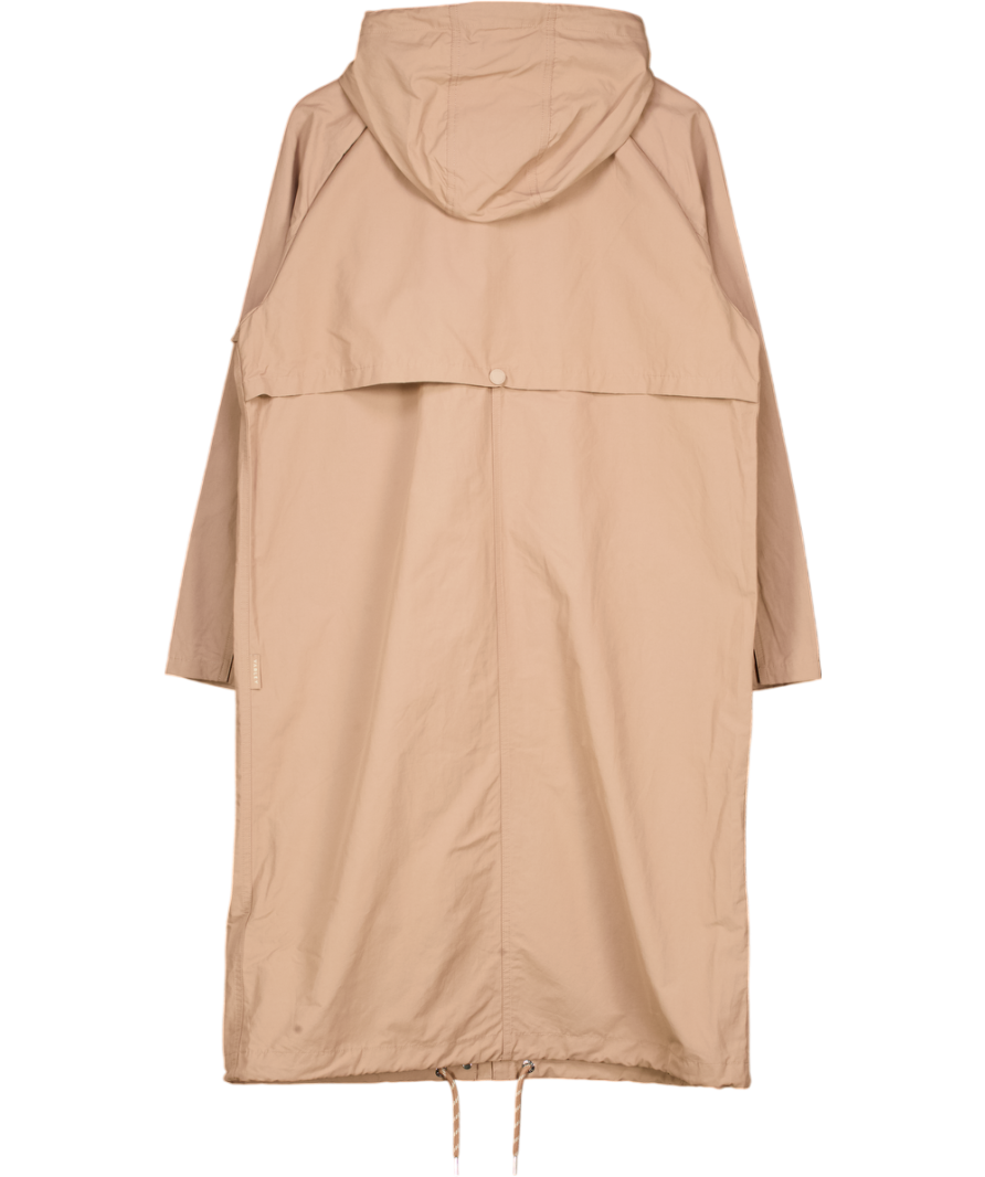 VARLEY Brown Isa Lightweight Rain Jacket UK XXS