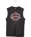Harley-davidson Black Racing Tank Top UK M/L