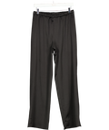 MANGO Black Satin Palazzo Trousers UK S