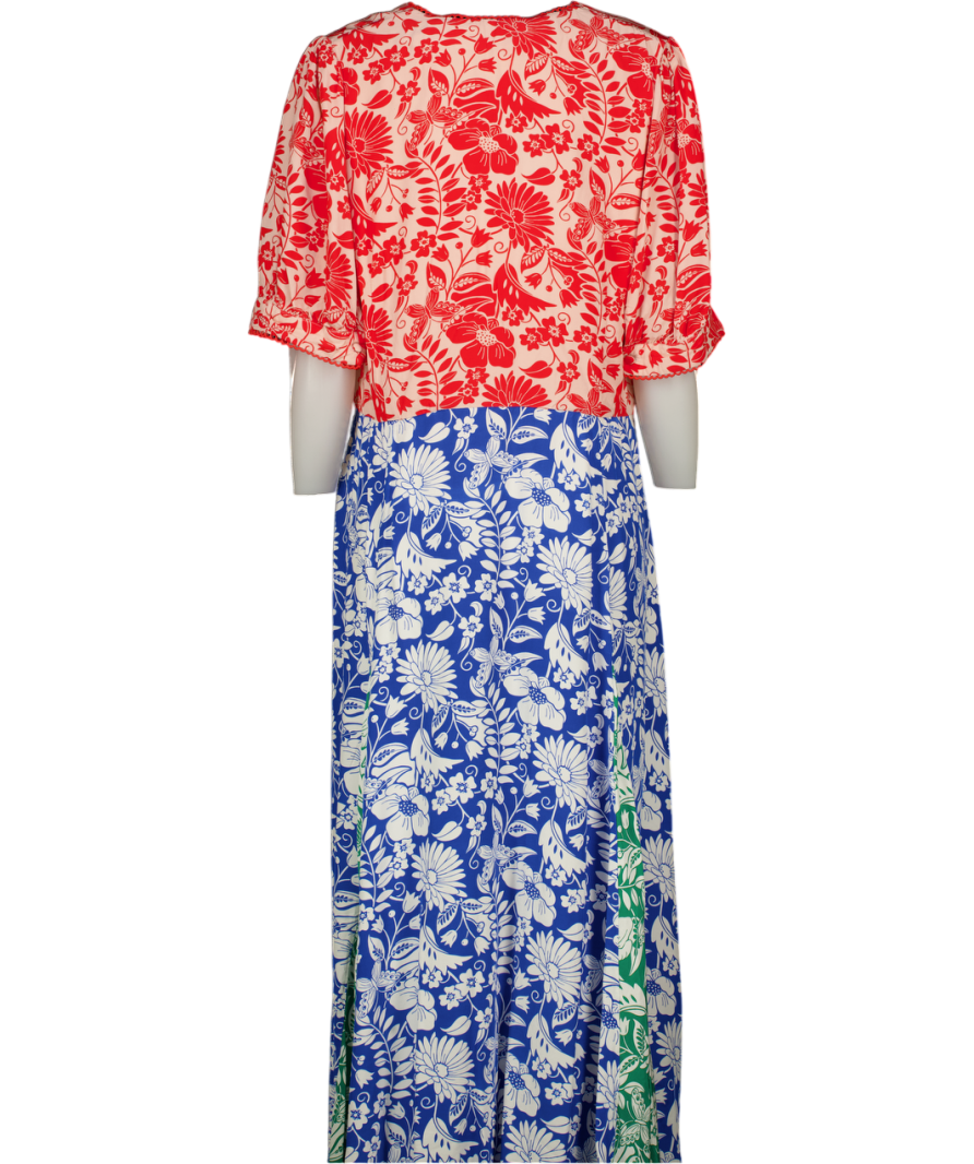 BODEN Multicoloured Rosie Godet Tea Dress UK 22
