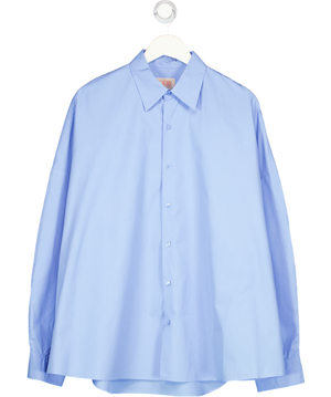 OURS THE LABEL Blue The Camicia Oversized Shirt In Bluette One Size