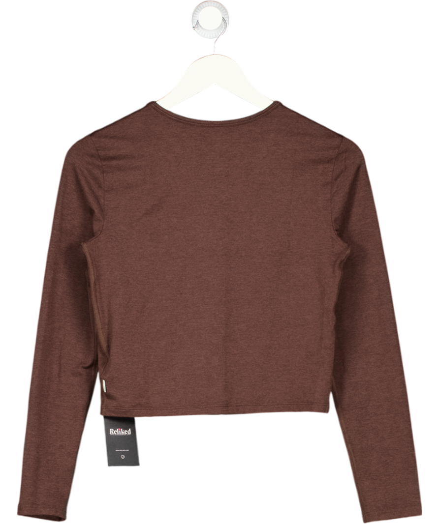 VUORI Brown Super Soft Halo Cardigan UK XS