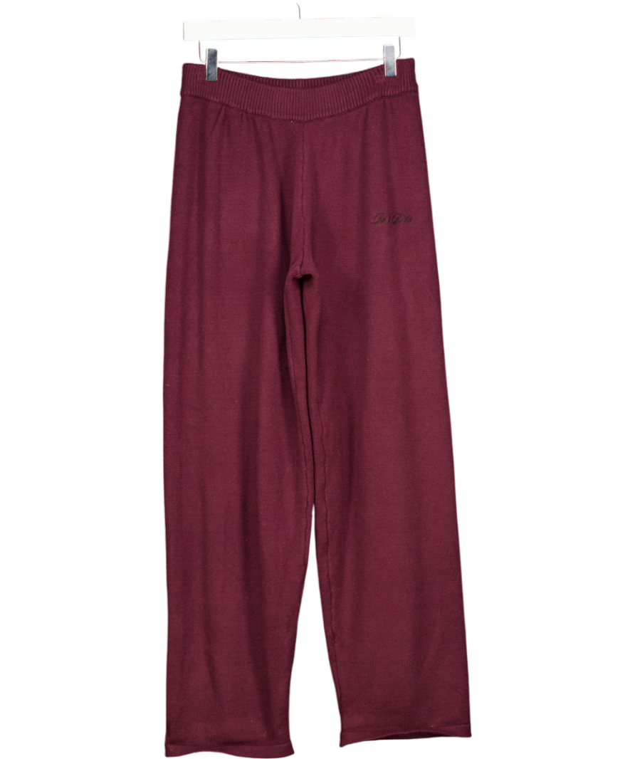 Ru & Rocka Purple Knit Joggers UK 8
