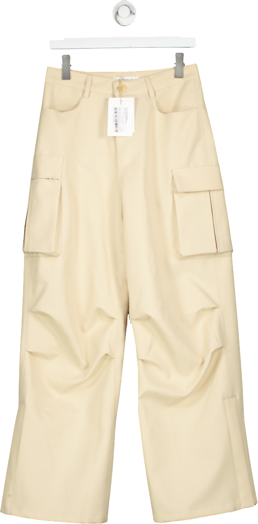 FRANKIE SHOP Beige Valo Cargo Pants UK S