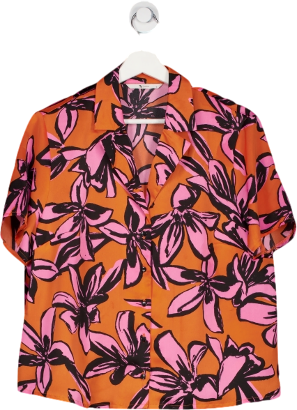 TU Orange Tropical Shirt UK 12