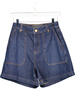 Holland Cooper Dark Blue Denim Shorts UK 8