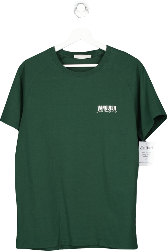 Vanquish Green Better Than Yesterday Regular Fit T Shirt UK L
