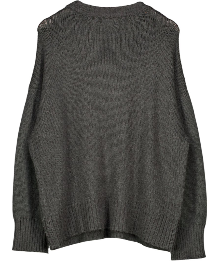 RUMORED Grey Supersoft Crew Neck Jumper UK S