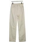 Weekday Cream Rowe Extra High Straight Jeans L34 W30