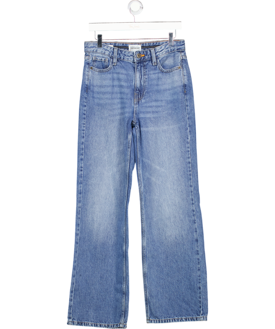 River Island Mid Blue Straight Leg Jeans UK 8