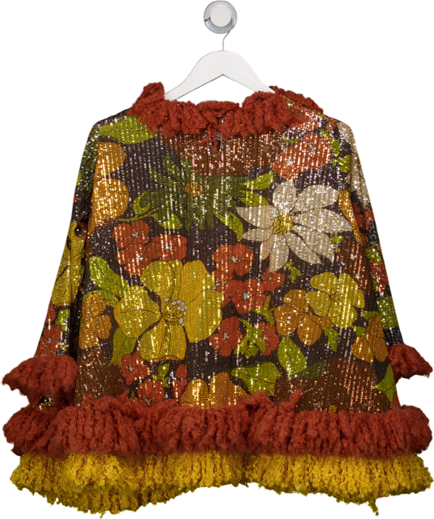 Celia Orange Aranciato Mini Dress UK M