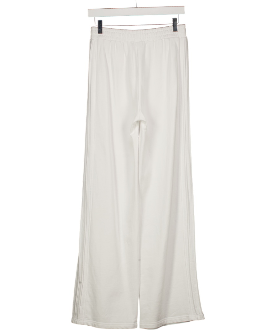 WHITE FOX White Wide Leg Joggers UK M