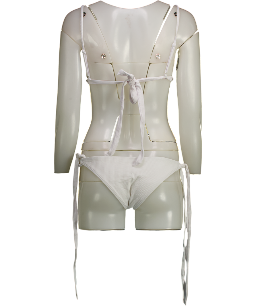 casaraki White Cindy Bikini Set UK S