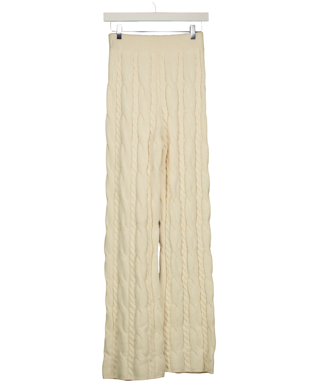 4th & Reckless Cream JORDAN TROUSER, size UK 8 — back