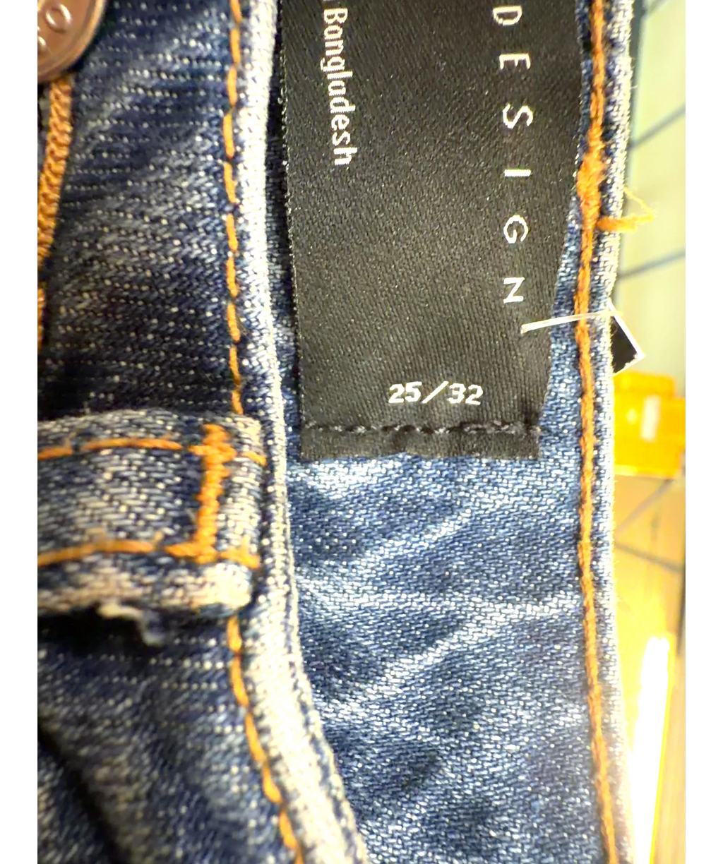 ASOS Blue Colour, size W25 — care label