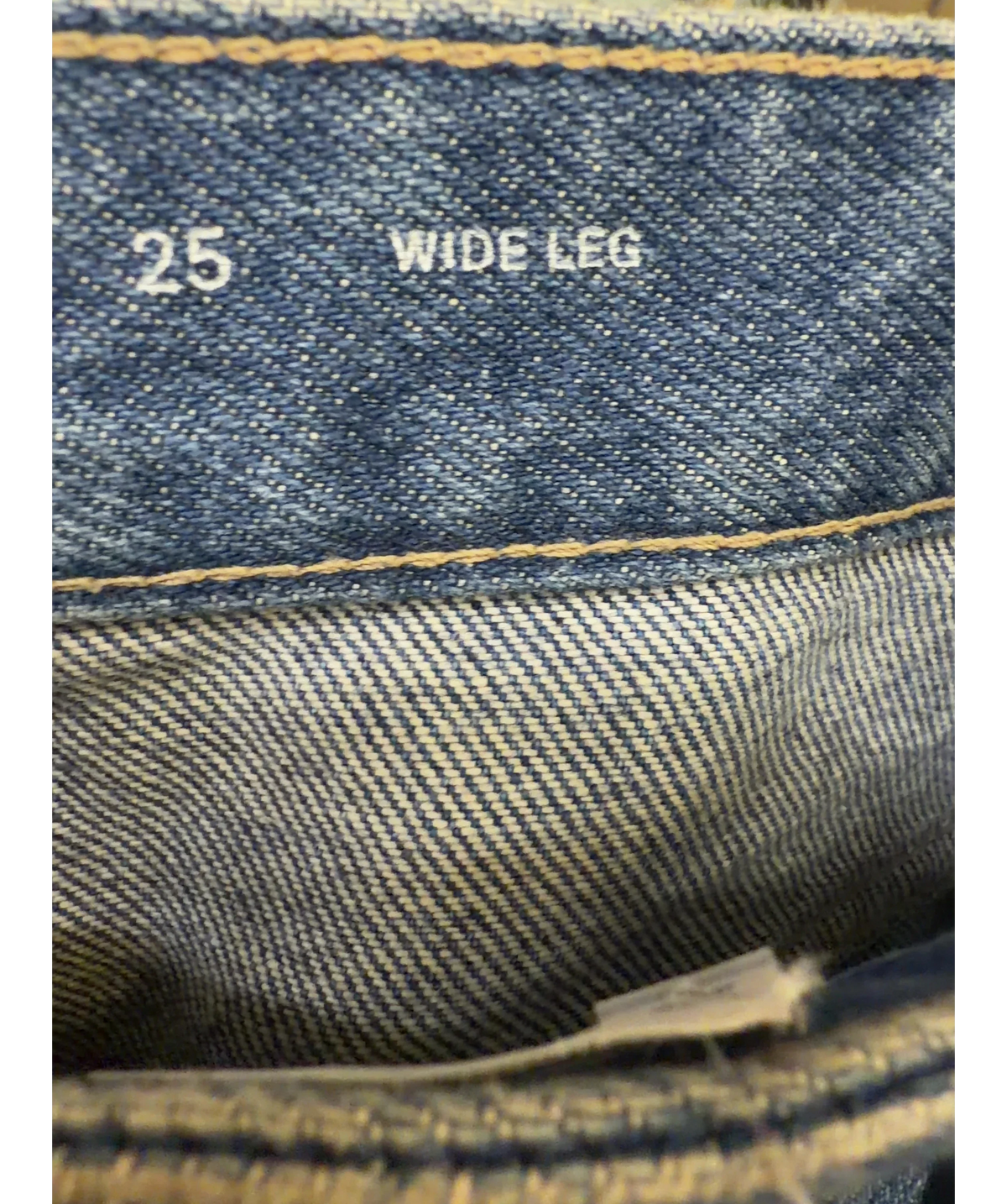 cos Blue Colour, size W25 — care label