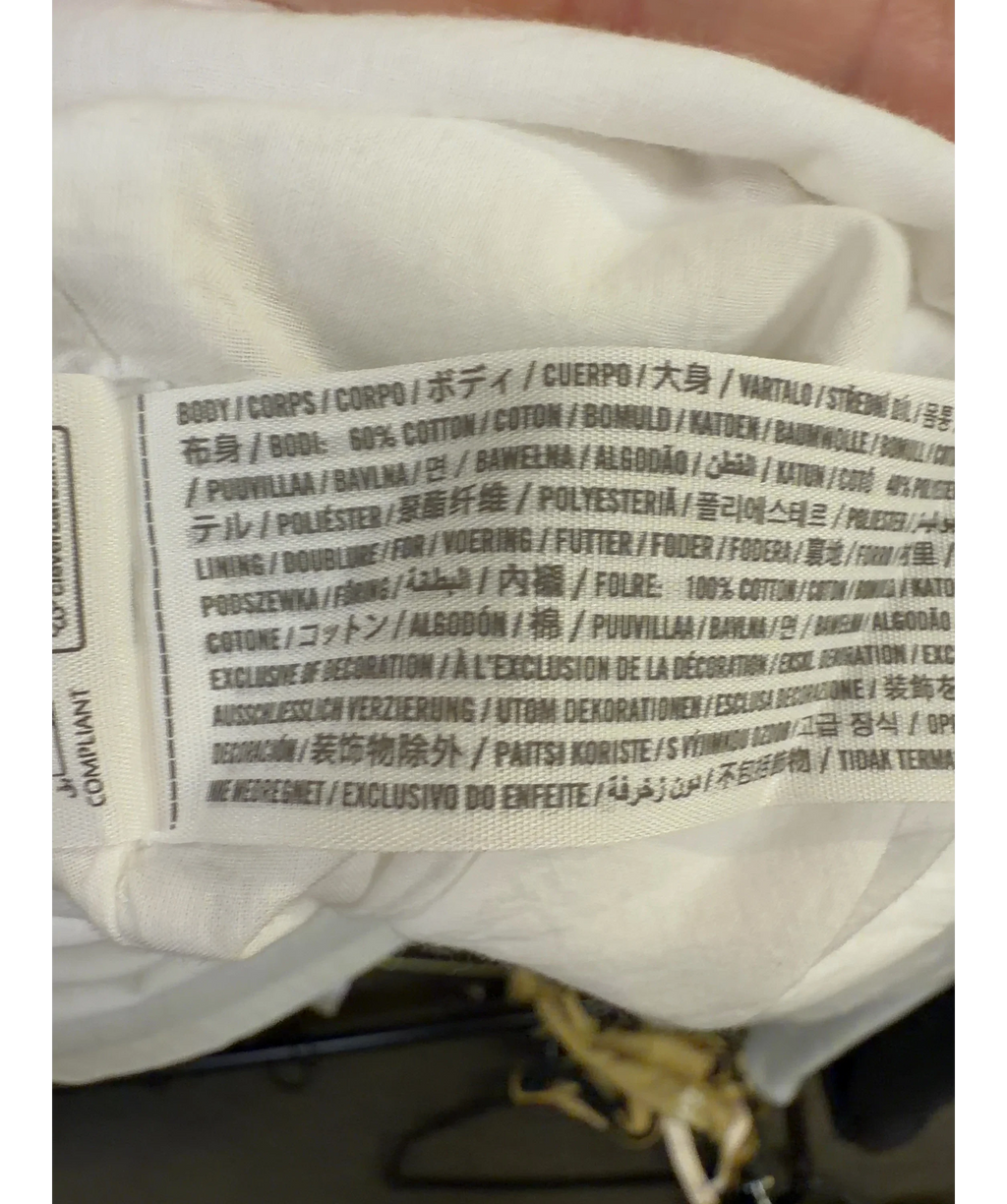 ABERCROMBIE & FITCH White Colour, size UK XS — label