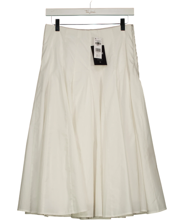 Abercrombie & Fitch White Paneled Maxi Skirt UK XS