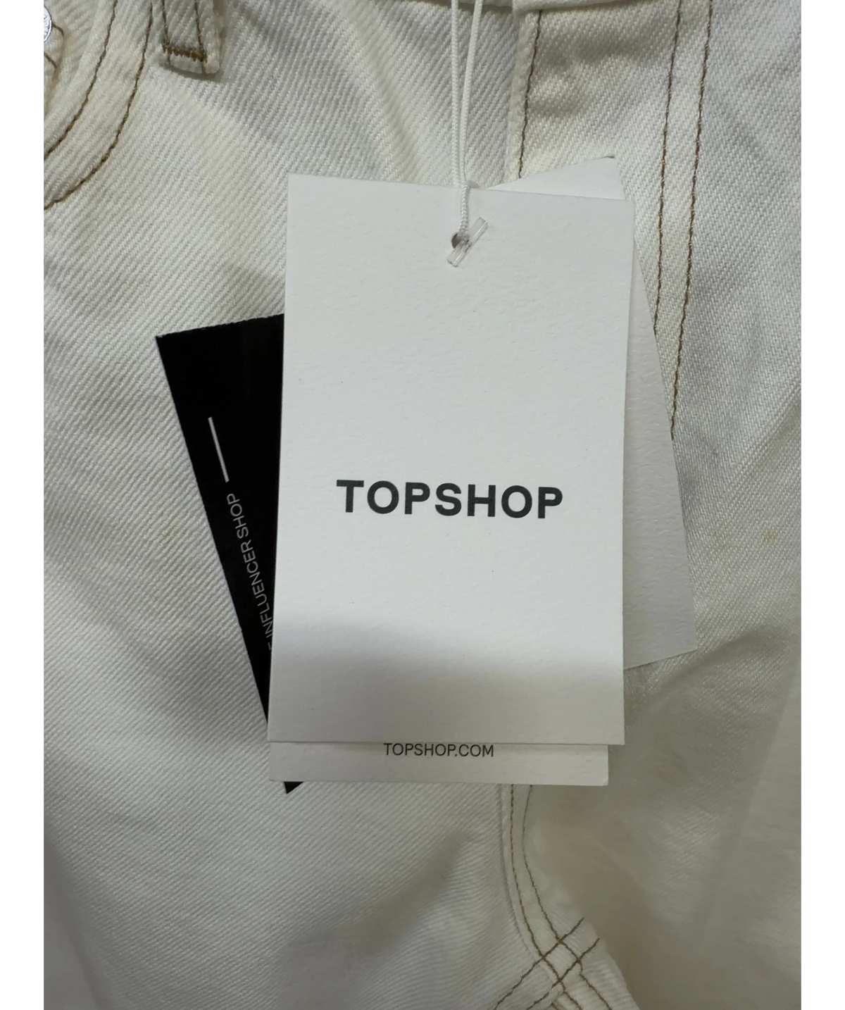 TOPSHOP White Colour, size W25 — detail