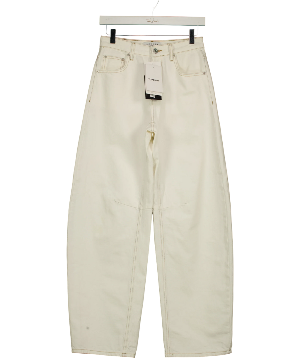 TOPSHOP White Colour, size W25 — front