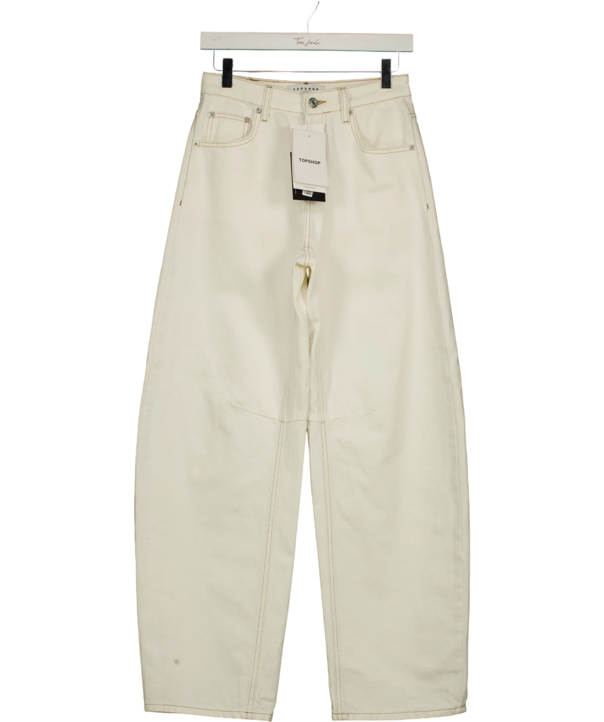 TOPSHOP White Colour, size W25 — front