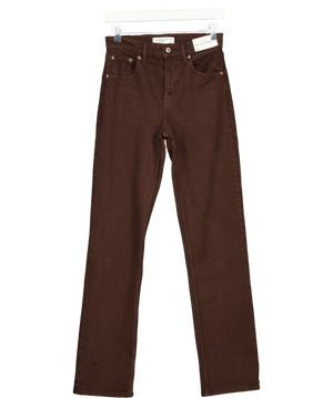 Abercrombie & Fitch 90'S Straight Jeans Brown W25 Long