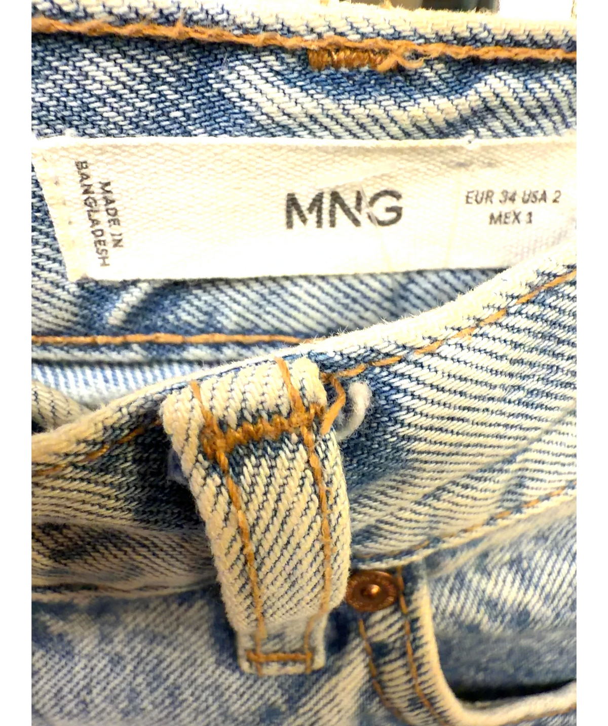MNG light blue Colour, size UK 6 — detail