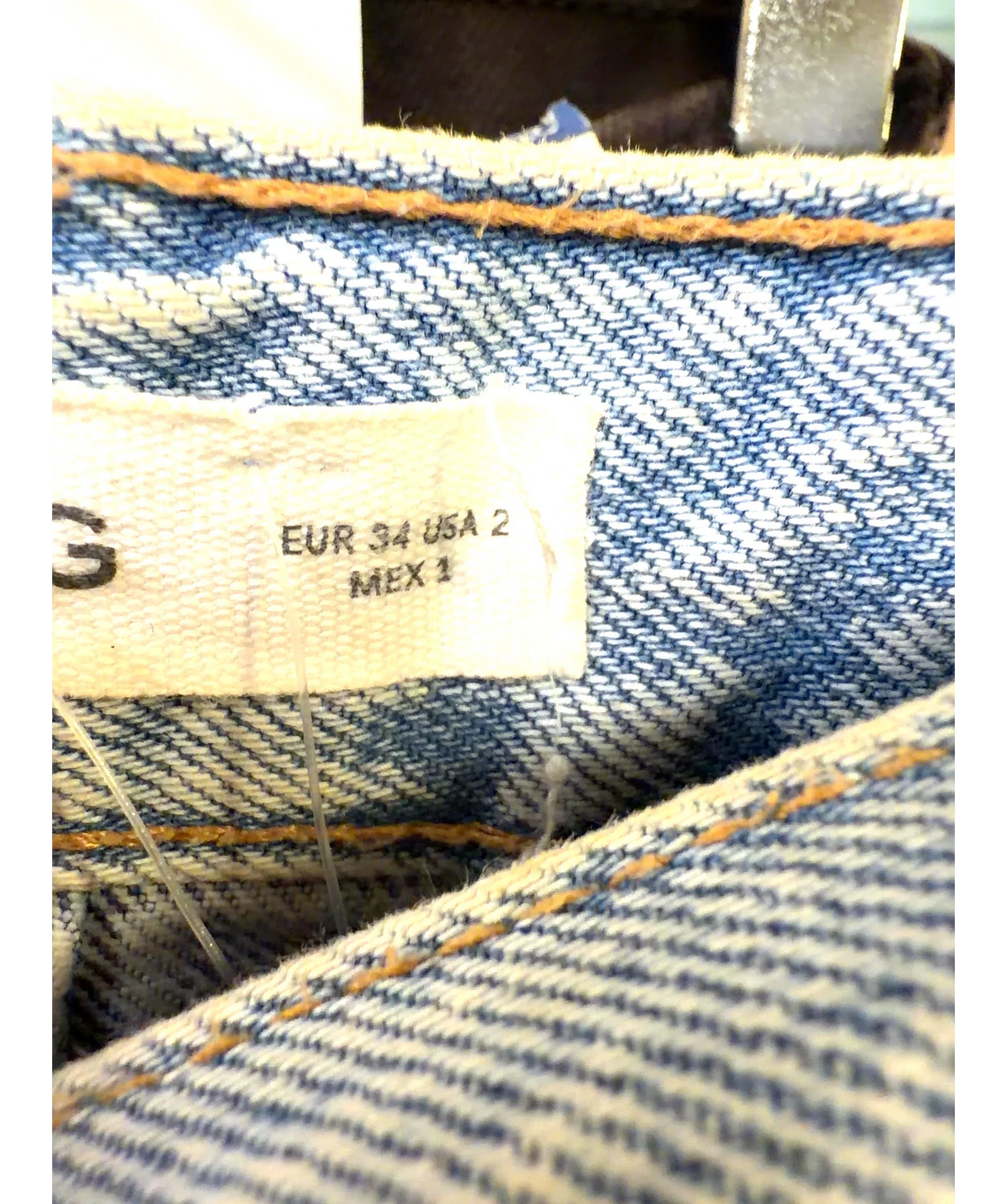 MNG light blue Colour, size UK 6 — care label