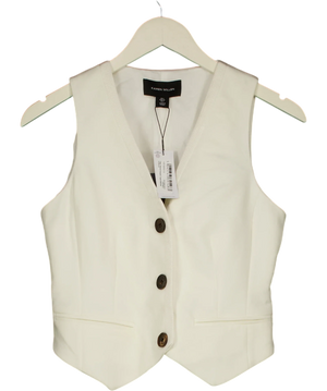 Karen Millen Clean Tailored Grosgrain Tipped Waistcoat UK 6