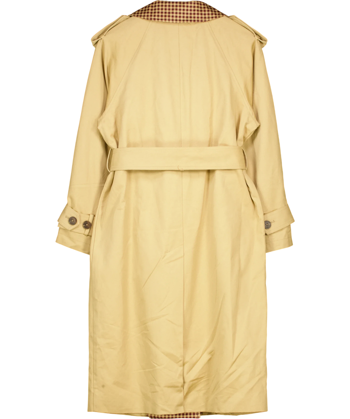 Nobody's Child camel Everyday Contrast Trench, size UK S — back