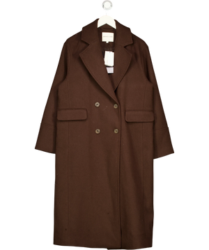Nobodys Child Byoma Relaxed DB Coat Brown UK S
