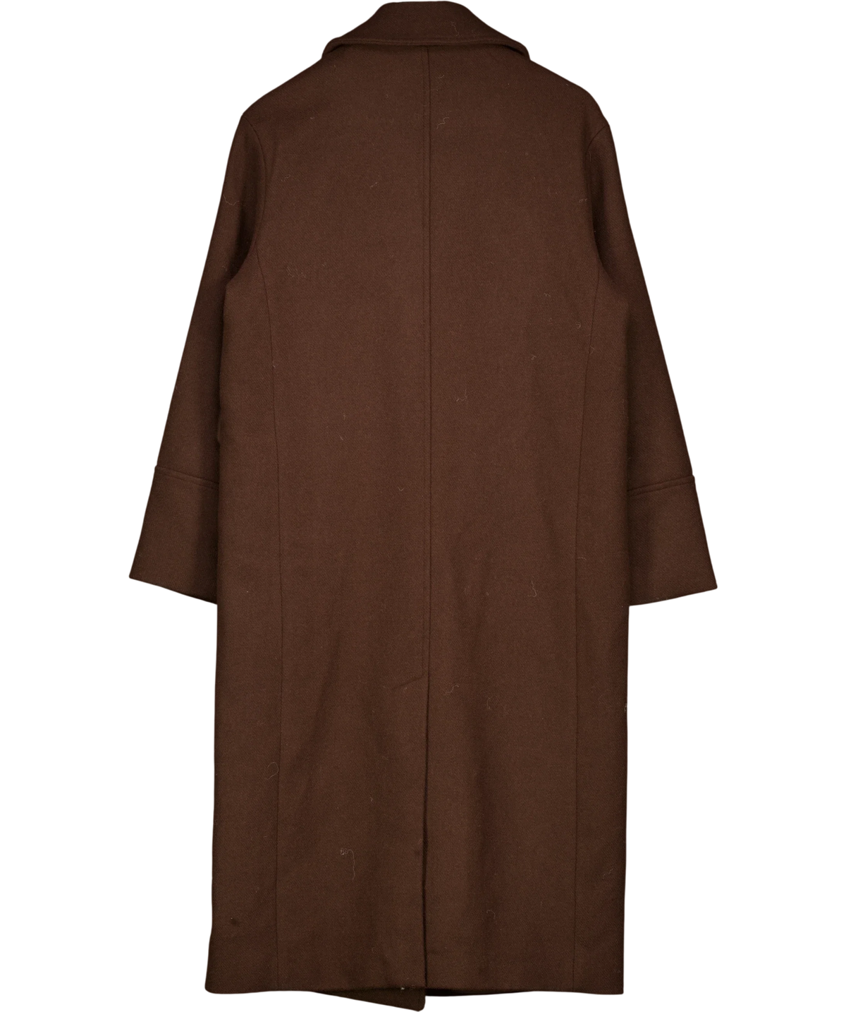 Nobody's Child Brown Byoma Relaxed DB Coat, size UK S — back