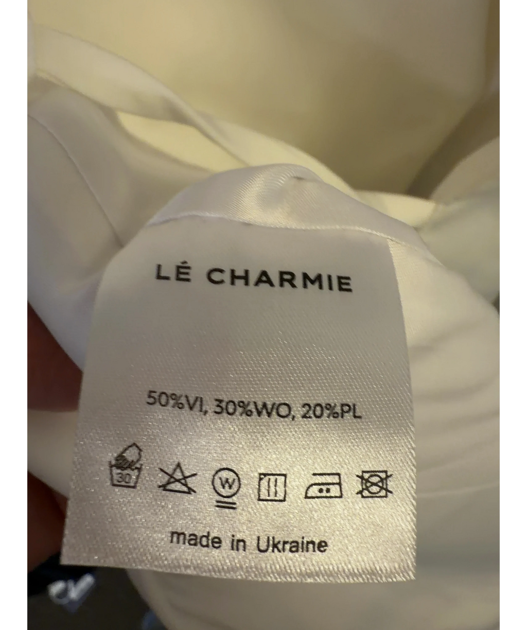Lé Charmie White Jacket le Soirée, size UK XS — label