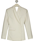 Lé Charmie White Jacket le Soirée, size UK XS — front