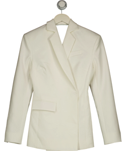 Lé Charmie White Jacket le Soirée, size UK XS — front
