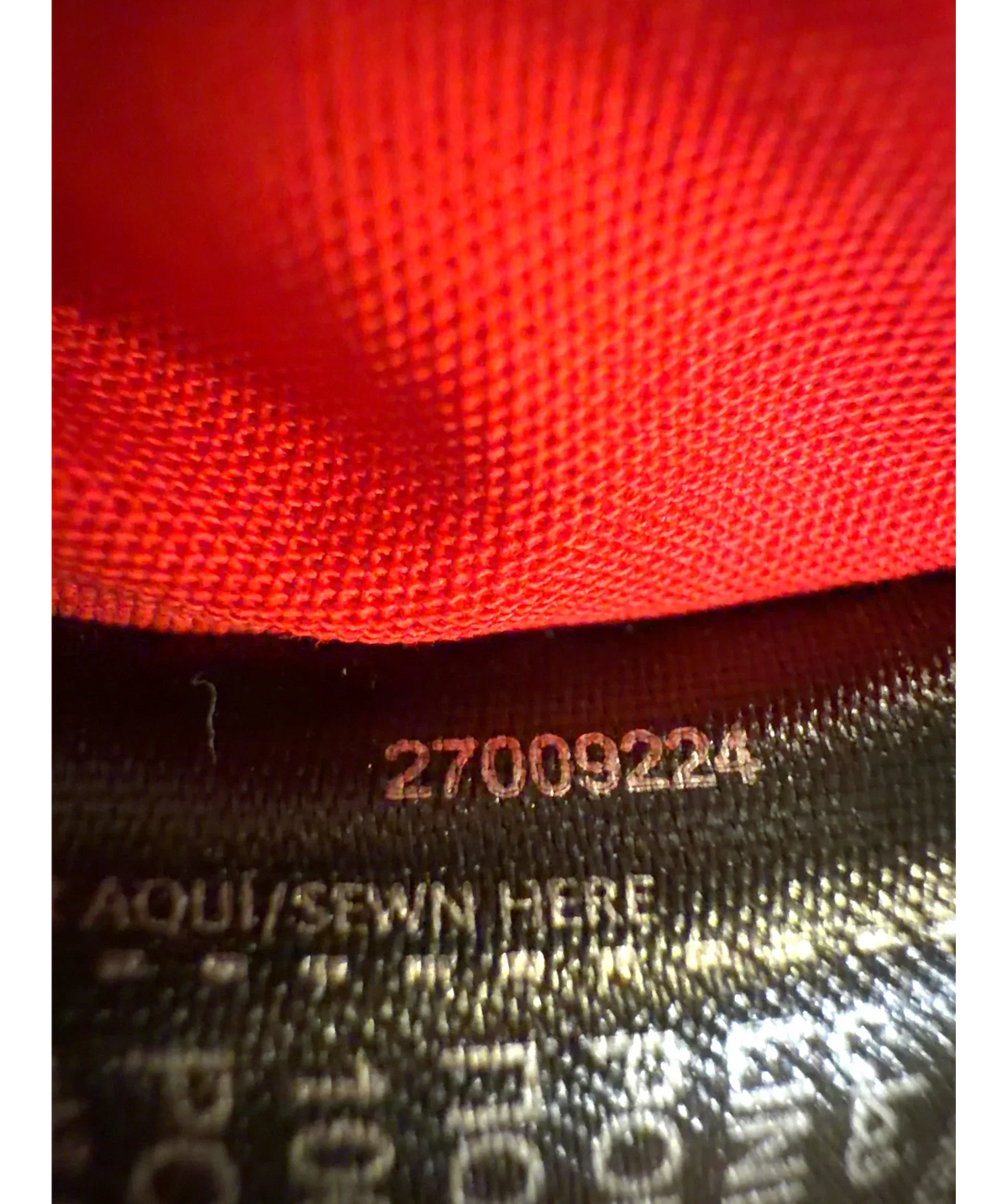 MANGO Red Flared Cotton Midi Dress, size UK XS — fabric detail
