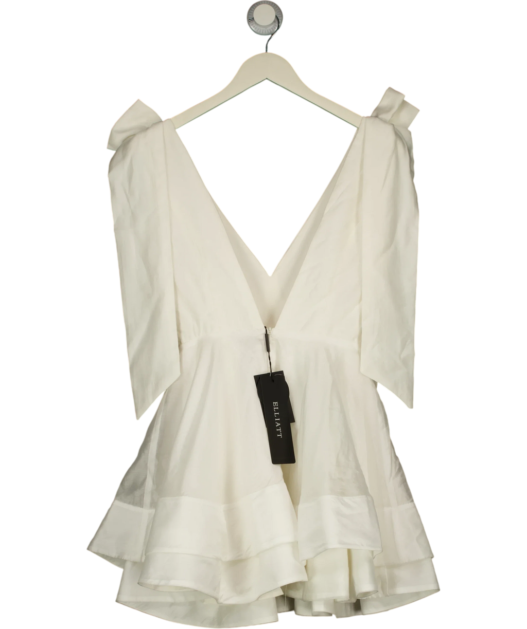 Elliatt ivory Kalani Mini Dress, size UK XS — back