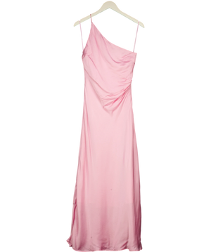 Karen Millen Pink One-Shoulder Midi Dress UK 6