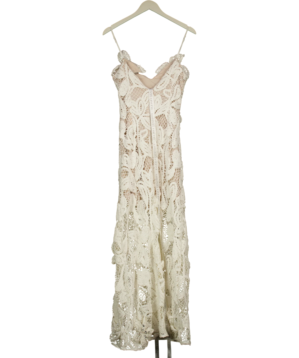 Elliatt ivory Kyra Gown, size UK XS — back