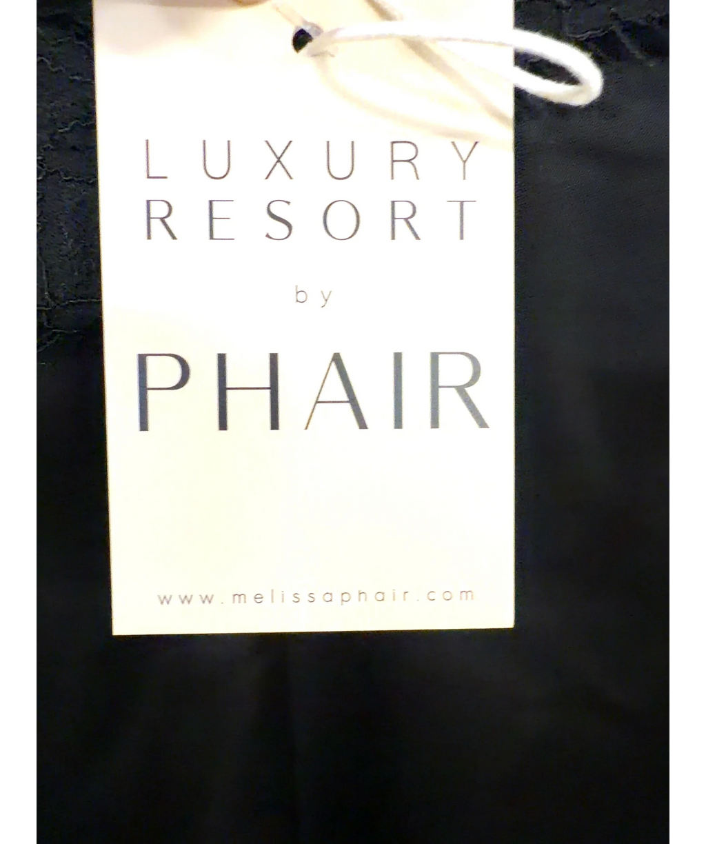 PHAIR Black The Saorlaith Dress, size UK XS — detail