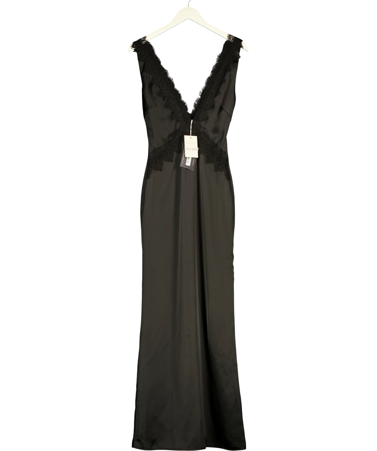 PHAIR Black The Saorlaith Dress, size UK XS — front
