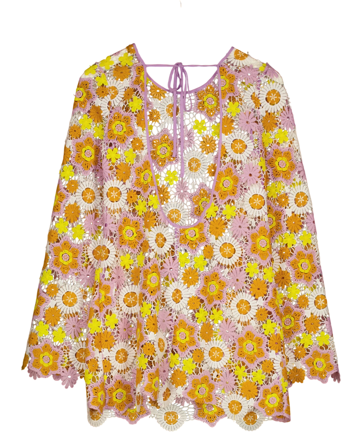 Majorelle Multicoloured Marleigh Tunic Dress, size UK S — back