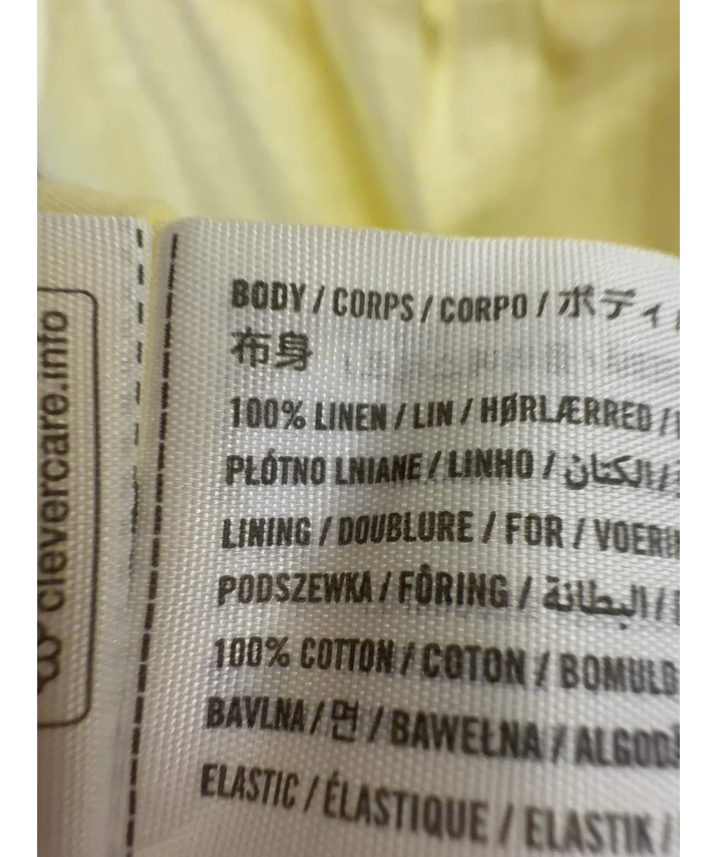 ABERCROMBIE & FITCH Yellow Colour, size UK XS — label
