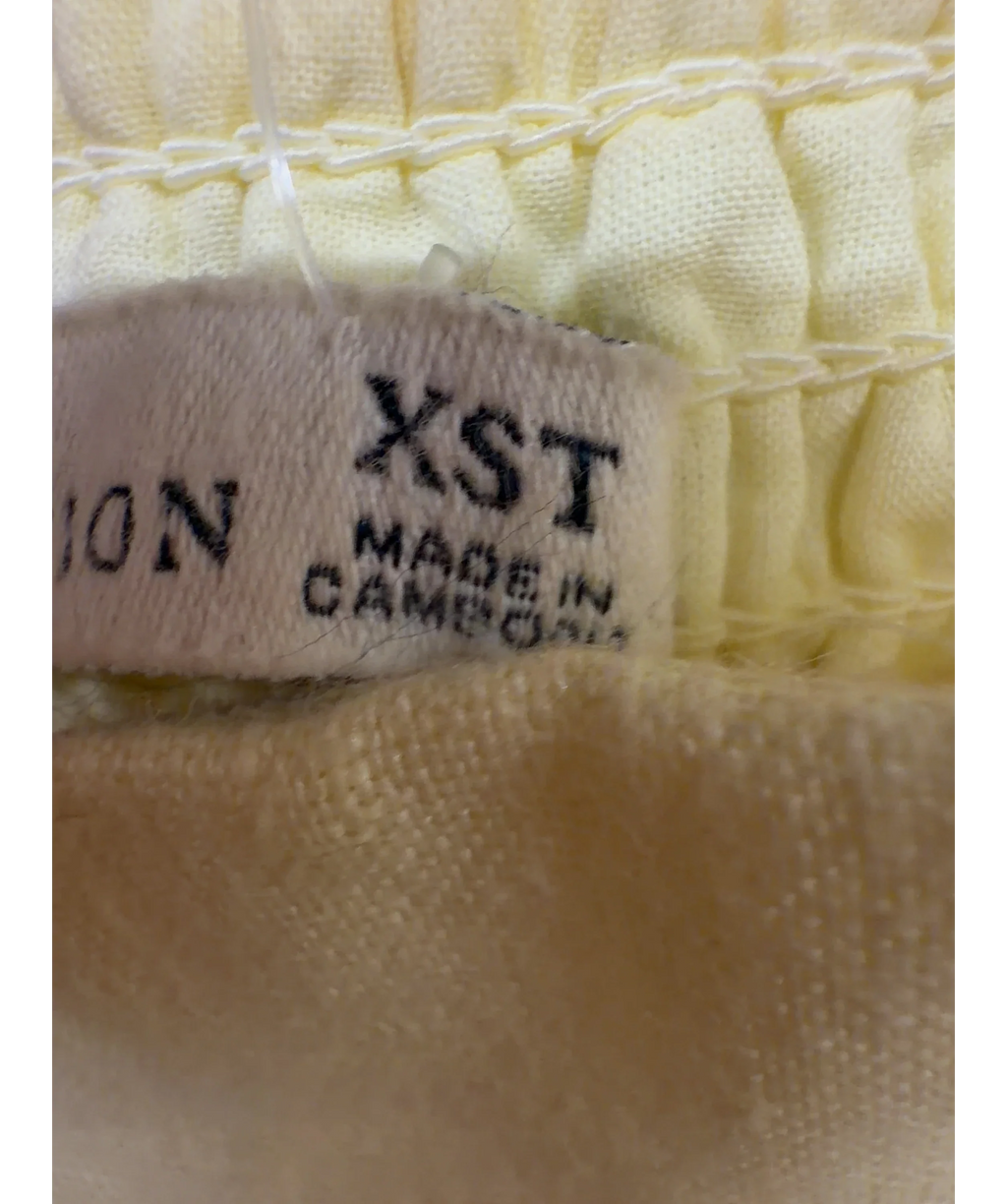 ABERCROMBIE & FITCH Yellow Colour, size UK XS — care label