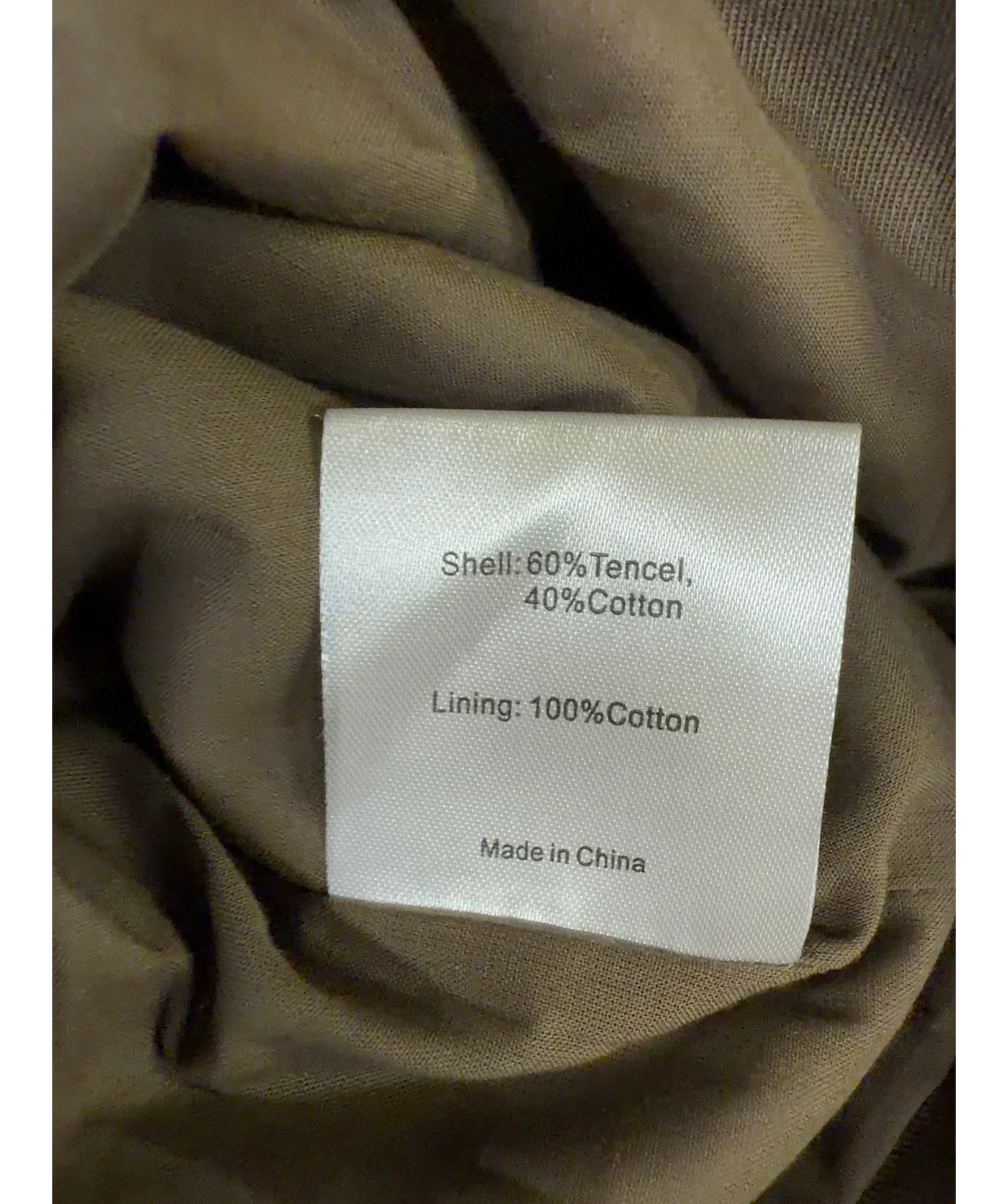 ODD MUSE taupe Cotton Mix Cinched Midi Dress, size UK XS — label