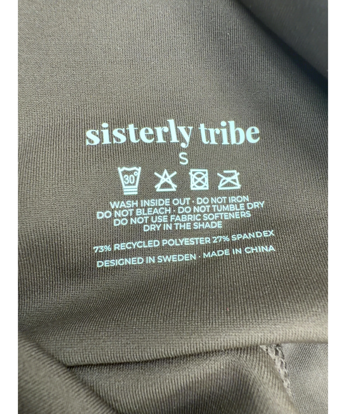 SISTERLY TRIBE Brown Softsculpt Leggings - Full, size UK S — label