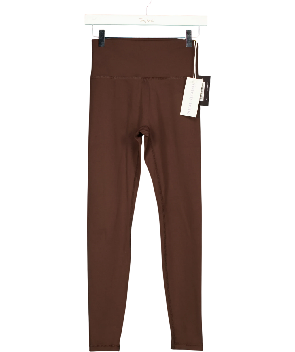SISTERLY TRIBE Brown Softsculpt Leggings - Full, size UK S — front